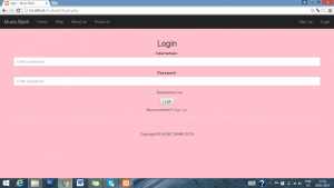 Login form